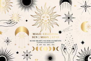 Magic Sun, Moon, Star, Constellation