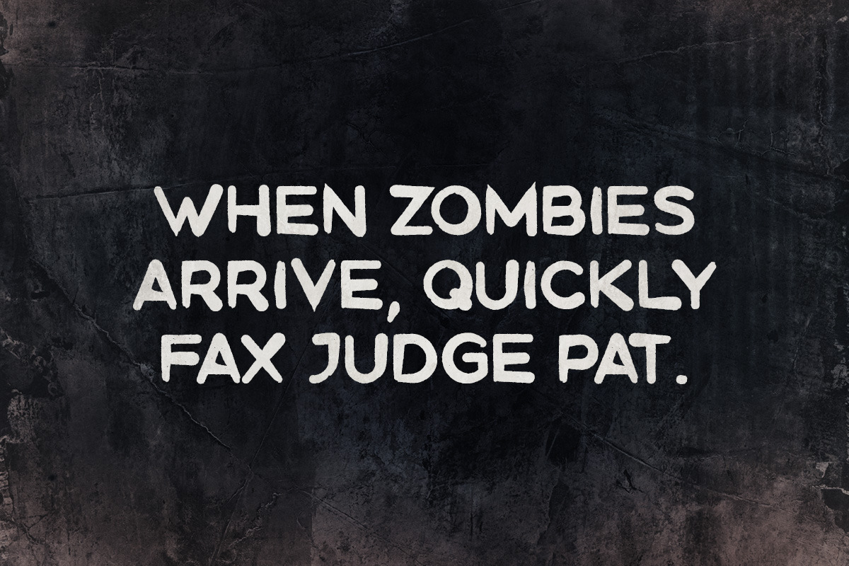 Ghoul - Brush Font preview 5