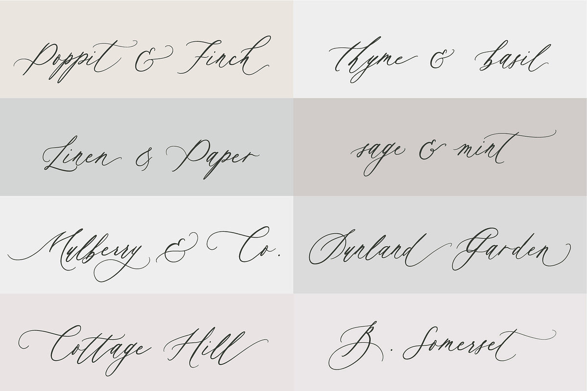 Autumn Melody // Wedding Calligraphy, a Script Font by PeachCreme (Photo 11 of 20)