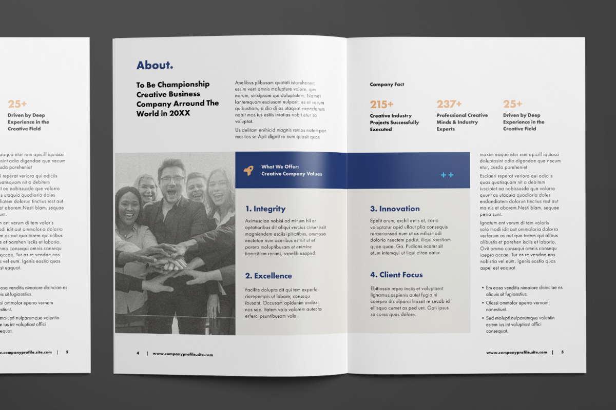 Corporate Business Brochure Template, a Brochure Template by broluthfi (Photo 6 of 9)