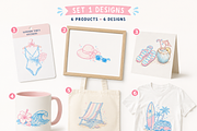 Summer beach clipart, a Seasonal Illustration by HeavensStar (Thumbnail 6 of 10)