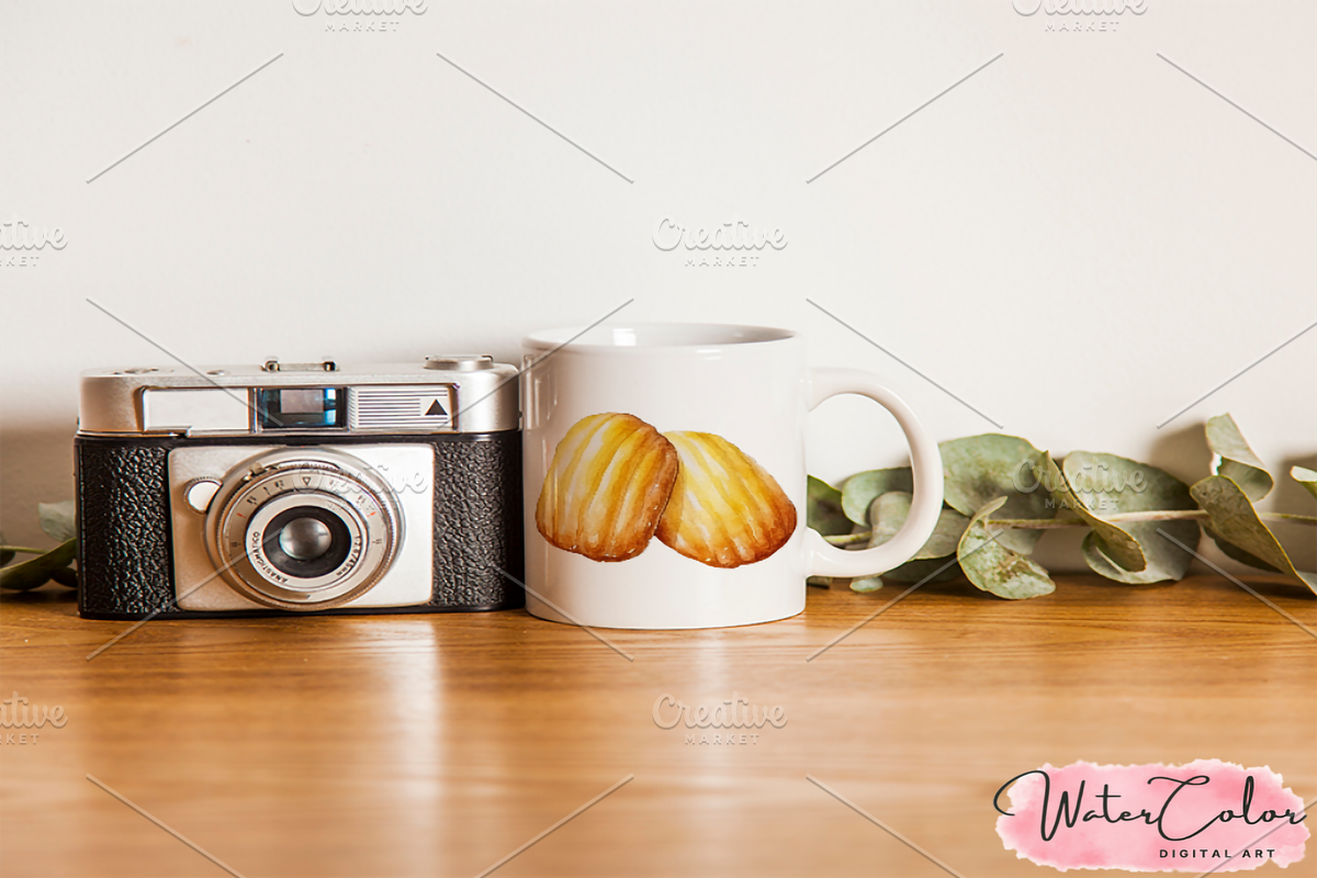 Dessert Delights Collection Clipart, a Food Illustration by Watercolor Digital (Photo 9 of 9)