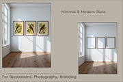 Scandinavian Poster Frame Mockup Set, a Household Mockup by Vika_Softlife (Thumbnail 3 of 6)