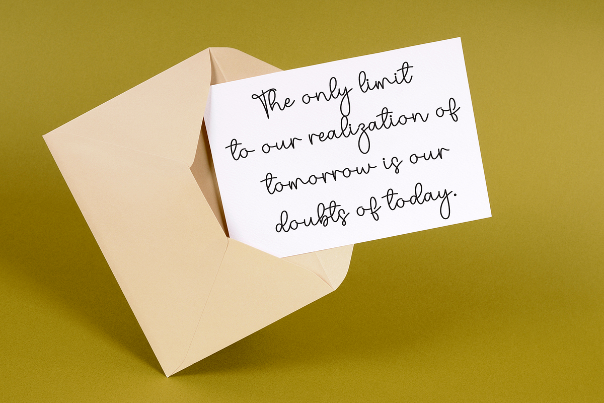 Mickey | Script Font, a Handwritten Font by Scratchones (Photo 5 of 9)