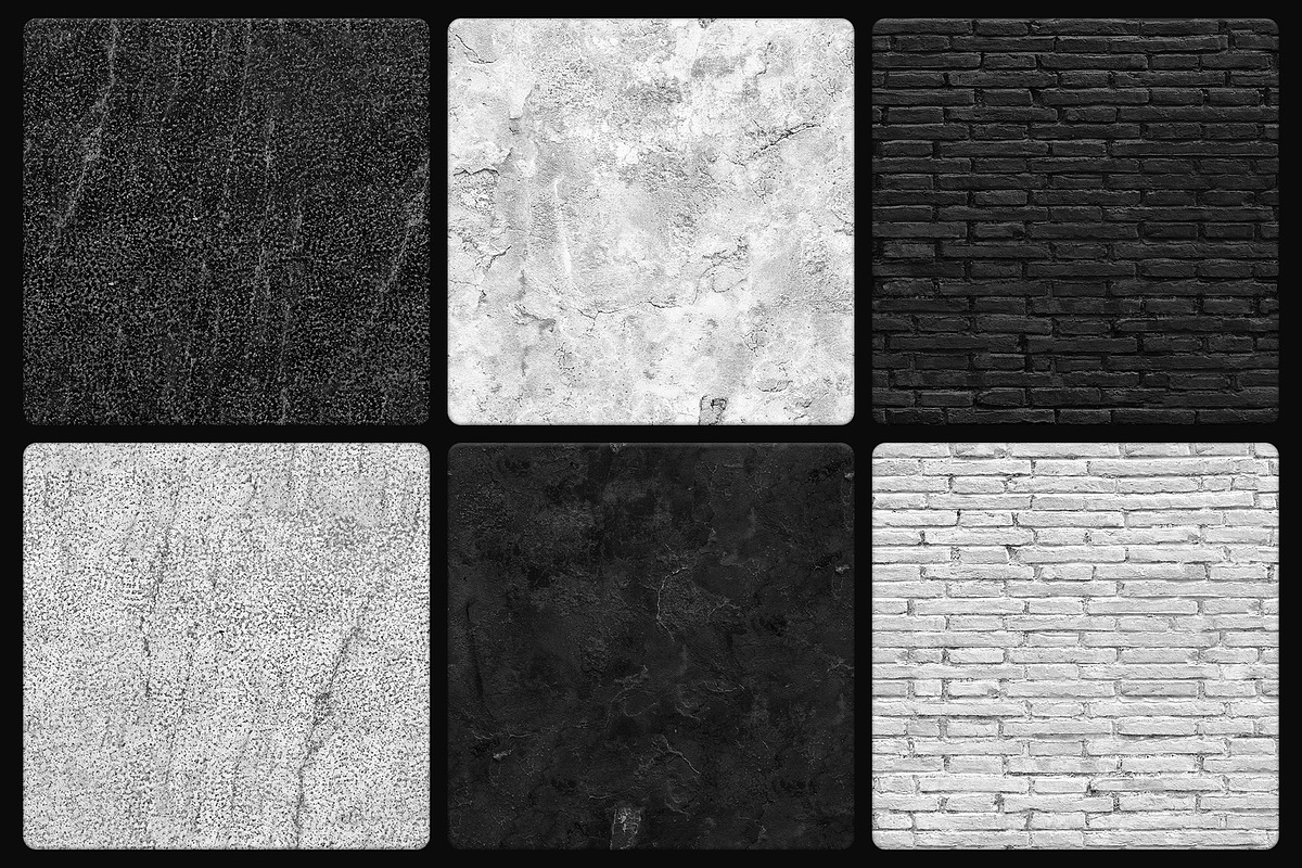 48 Black And White Seamless Textures, a Texture Graphic by 2DFUNS (Photo 3 of 9)