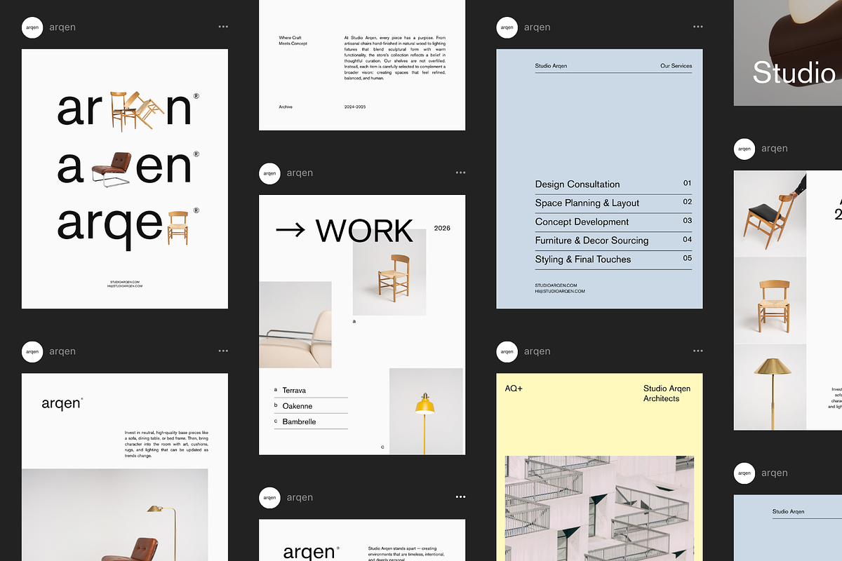 Arqen | Instagram Template Kit