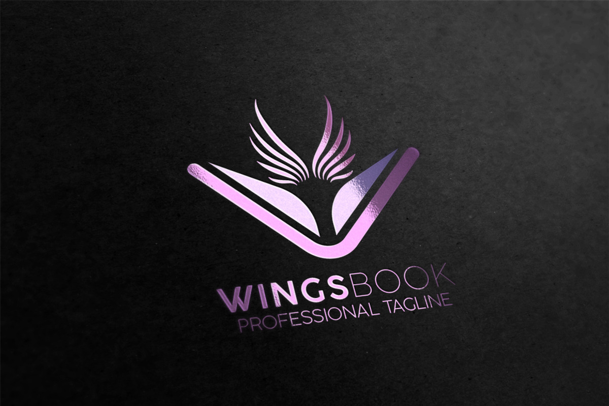 Wings Book Logo, a Branding & Logo Template by essegraphic (Photo 2 of 4)