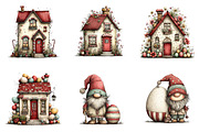 Easter Gnome Gingerbread House, an Illustration by CreationArt (Thumbnail 2 of 7)