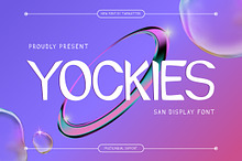 YOKIES - Display Font