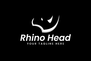 Rhino logo vector icon illustration, a Branding & Logo Template by Dyn Studio