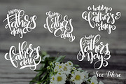 Father's day lettering overlays, an Object Graphic by catary art (Thumbnail 6 of 6)