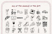 NYC Bachelorette Clipart, Party, an Object Illustration by The October Creative (Thumbnail 5 of 7)