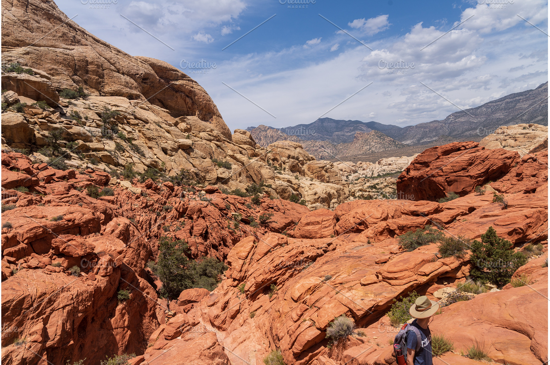 Sandstone formations on the Calico, a Nature Photo by Backyard Stock