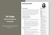 Clean Resume Template, a Resume Template by Anjum Ilyas (Thumbnail 2 of 7)
