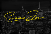 Space Jam, a Script Font by Larin Type Co. (Thumbnail 1 of 7)