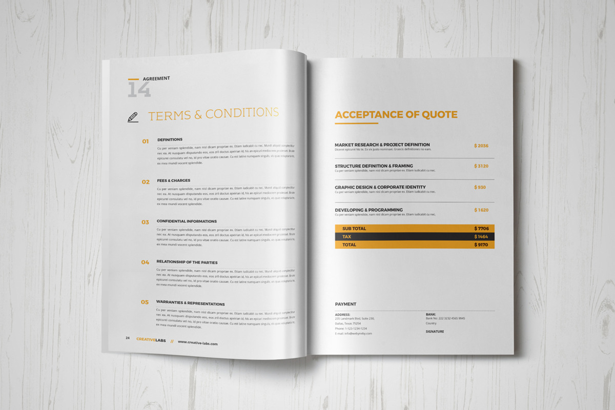 Proposal, a Brochure Template by Sabin (Photo 15 of 16)
