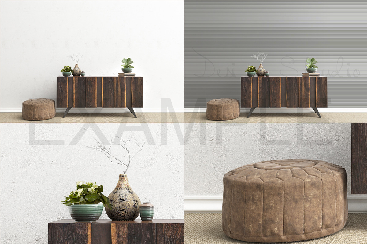 MOCK UPS BUNDLE, 10 INTERIOR PSD, a Print Template by HisariDS Mockup Design (Photo 9 of 11)