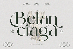 Belanciaga - Modern Sans Serif