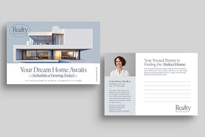 Real Estate Postcard Template, a Card Template by BrandPacks