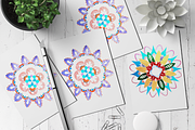 Snowing Mandala Illustrations, an Illustration by maaariabouvier (Thumbnail 4 of 16)