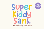 Super Kiddy Sans | Cute-Font, a Sans Serif Font by Scratch Design (Thumbnail 1 of 13)