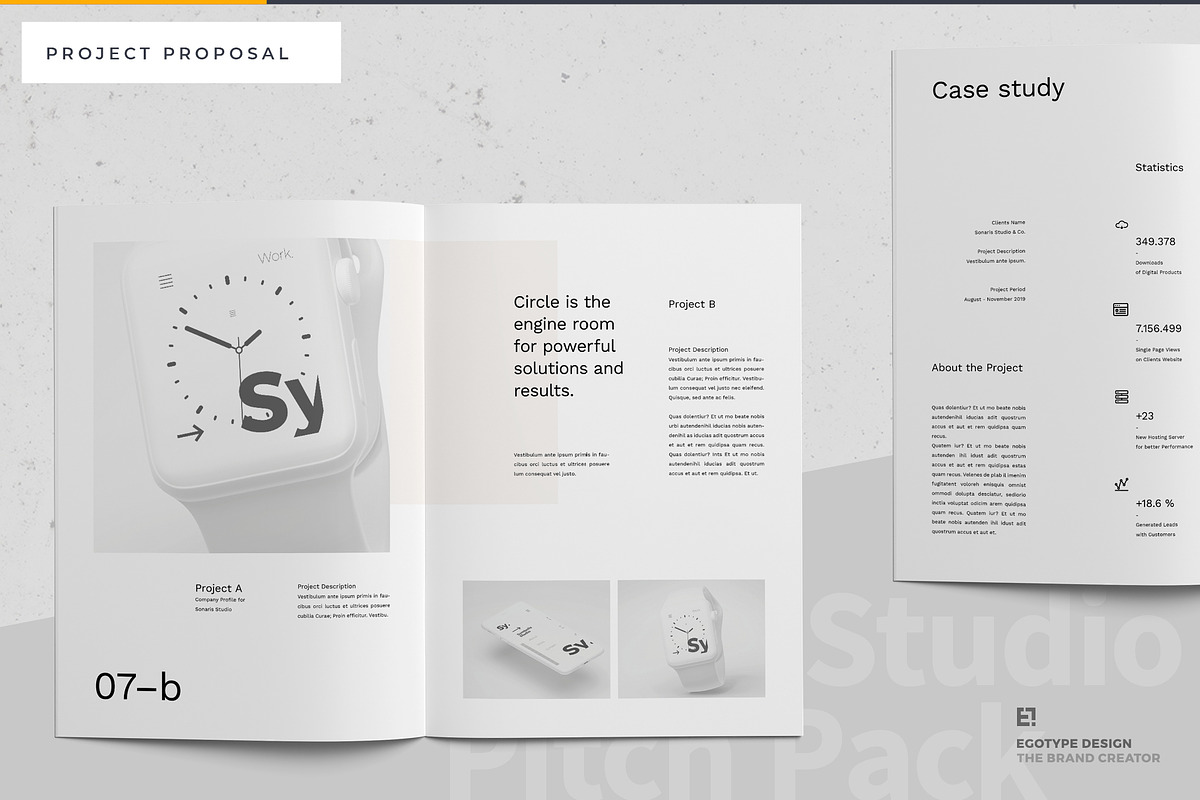 Circle Project Proposal, a Brochure Template by Egotype (Photo 12 of 25)