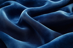 Close-up view of luxurious blue velvet fabric, showcasing its rich texture and, a Background Photo by ImageMir