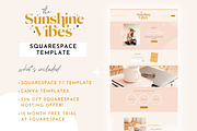 Squarespace Template Sunshine Vibes, a Squarespace Template by Design Pixie (Thumbnail 2 of 8)