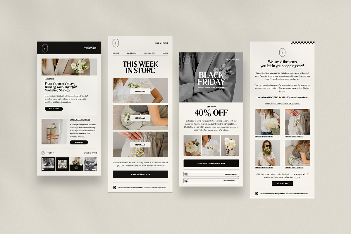 SERE / Newsletter Template, an Email Template by Wildnun Studio (Photo 5 of 18)