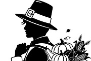 Thanksgiving Harvest Silhouette, an Illustration by Creativeshirt (Thumbnail 26 of 51)