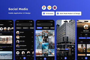 Snapshare - Social Media Mobile App, an App Template by productype1