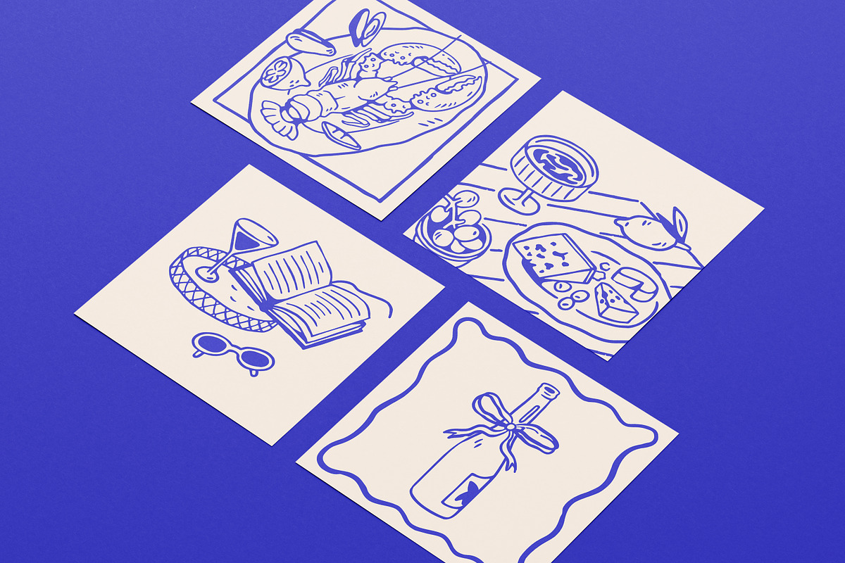 Dolce Vita, summer set + backgrounds, a Decorative Illustration by Good Studio (Photo 18 of 28)