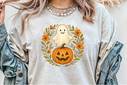 Ghost Pumpkin Fall Autumn Halloween, an Illustration by Sublimation Artist (Thumbnail 5 of 9)