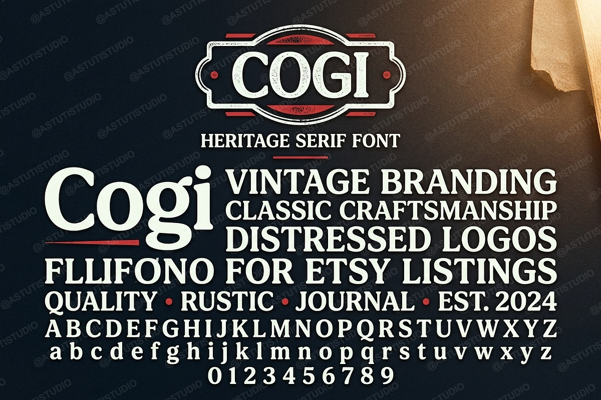Cogi | Modern Luxury Serif Typ, a Serif Font by Astuti Studio (Photo 9 of 23)