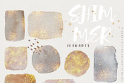 Rose Gold Glitter Shapes Bundle, a Texture Graphic by by creative paper (Thumbnail 27 of 47)