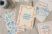 Winter party | Handwritten font, a Handwritten Font by JuliaVolkova (Thumbnail 9 of 10)