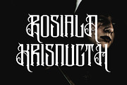 Brigizh Blackletter Display Font, a Blackletter Font by Maulana Creative (Thumbnail 7 of 8)