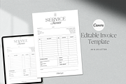 Service Invoice Canva Template, a Stationery Template by Tabitha Emma (Thumbnail 2 of 6)