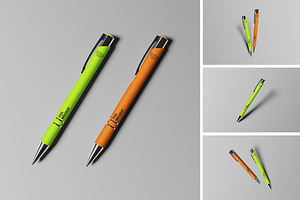 Pen Mockup, a Pens & Pencil Mockup by AKMAL STUDIO