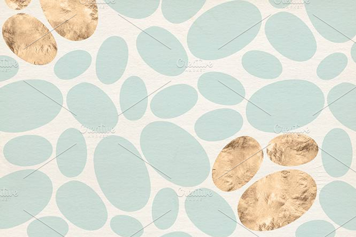 Baby's Breath Rose Gold Patterns, a Pattern Graphic by Blixa 6 Studios (Photo 2 of 6)
