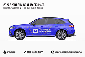 2027 Sport SUV Mockup Set