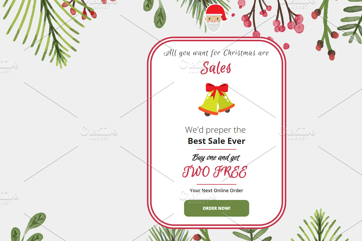 X-Mas Email Templates, an Email Template by Khryna Designs (Photo 2 of 2)