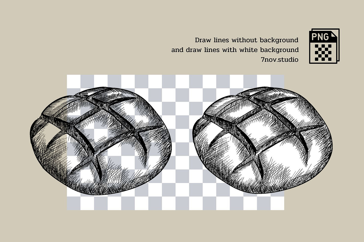 Bakery Line Art, an Illustration by 7nov.studio (Photo 2 of 5)