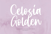 Celosia Golden - Calligraphy Font, a Script Font by Letterative Studio (Thumbnail 1 of 7)