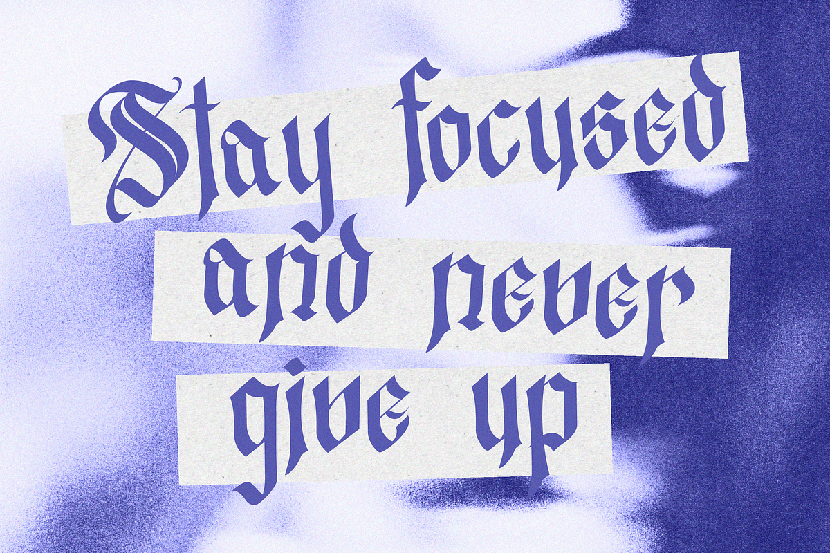 Westend Ridge - Blackletter Font, a Blackletter Font by Randi Irvan | Rvandtype (Photo 3 of 12)