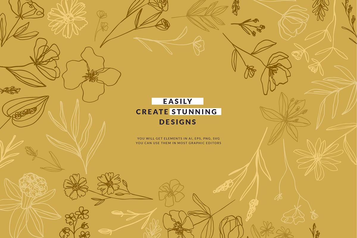 Elegant Botanicals | 100% Hand drawn, a Decorative Illustration by Olia (Photo 7 of 14)