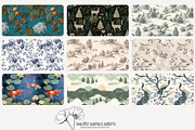 70 vintage nature seamless pattern, a Pattern Graphic by Poppy Lane Studio (Thumbnail 10 of 10)