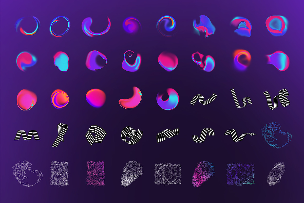 Pulse 287 PNG Elements + 30 Posters, an Object Graphic by Graphicdome (Photo 17 of 27)