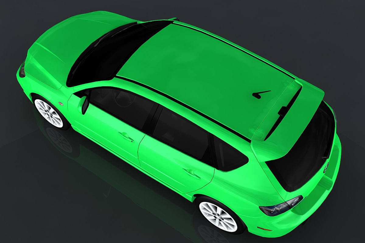 2009 Mazda 3, a Cars & Vehicle 3D Model by valtriiu (Photo 7 of 12)
