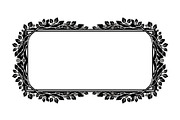 Nature Frame Art Silhouette Clipart, a Graphic by hafijul (Thumbnail 5 of 13)